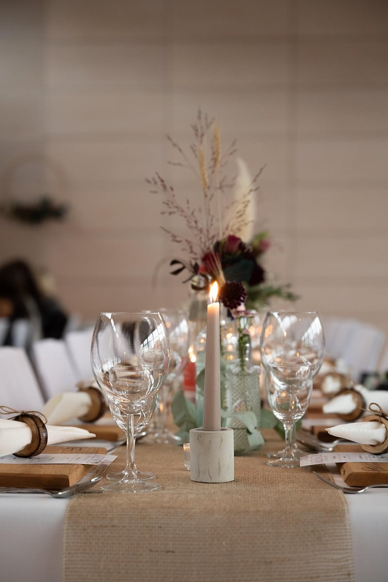 Table with assorted dishes